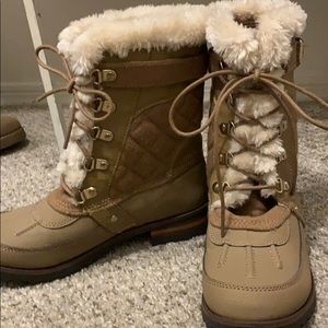 winter boots.